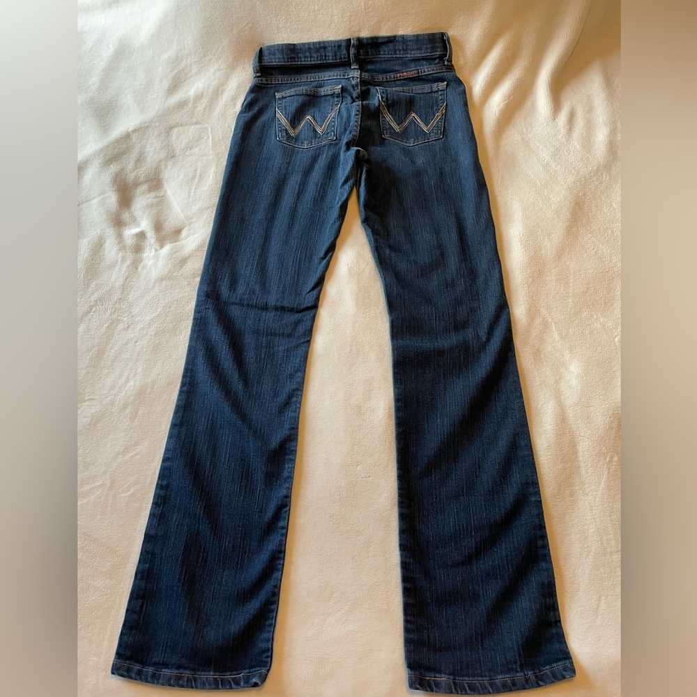 Q-Baby Wrangler High-Waisted Bootcut Jeans (36” inseam)